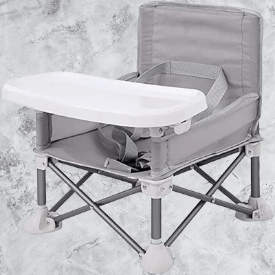 Chaise Pliante - BabyBoosterSeat™ - Gris - Le Coin Bébé
